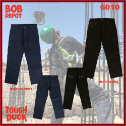 Pantalon de Travail Cargo en Sergé - Extensible