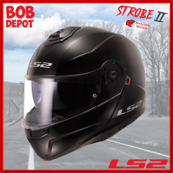 Casque Moto Modulaire STROBE II Solid - Noir