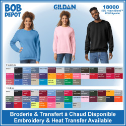 Chandail en Cotton Ouaté Heavy Blend™ à Col Arrondi