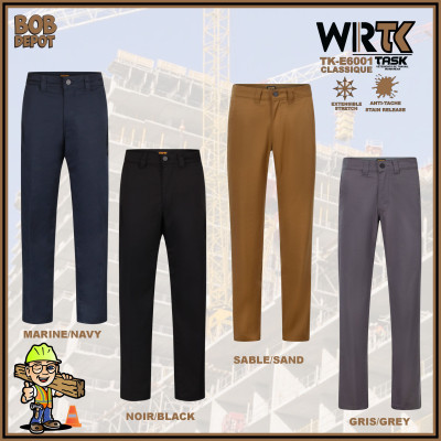 Pantalon de Travail Classique Extensible & Entrejambe