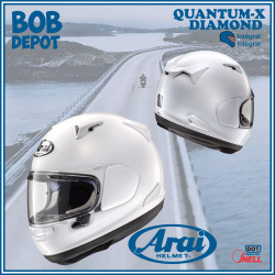 Casque Moto Intégral QUANTUM-X DIAMOND - Blanc Diamant
