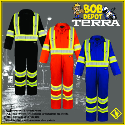 Couvre-Tout/Combinaison Non-Doublée - Hi-Viz