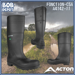 Bottes Imperméable FONCTION CSA - Noir