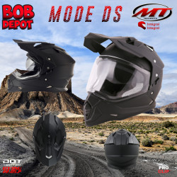 Casque de Moto/Aventure Intégral  MODE DS Solid - Noir Mat