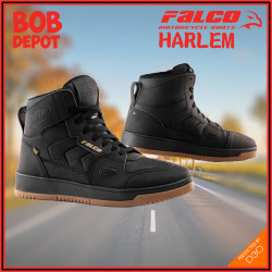 Bottes de Moto HARLEM - Noir