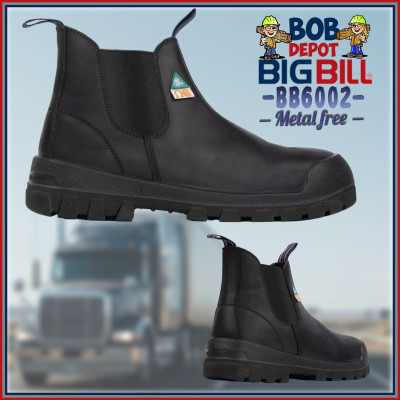 Bottes de Travail 6'' Chelsea Canuck - Noir