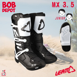 Bottes MX Enduro 3.5 JUNIOR - Noir/Blanc