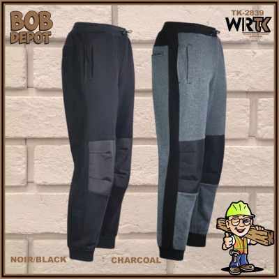 Pantalon de jogging en Polaire avec Genoux en Cordura