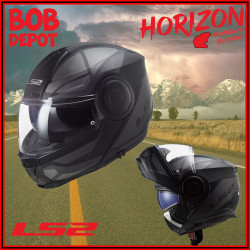 Casque de Moto Modulaire HORIZON AXIS - Noir/Titane