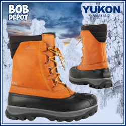 Bottes d'Hiver YUKON avec Feutre Amovible - Tan