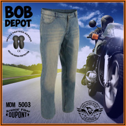 Jeans de Motard Renforcé de Fibres Aramid® par DuPont™