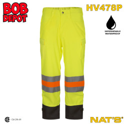 Pantalon de Signaleur Imperméable - Hi-Viz