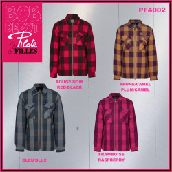 Chemise à Carreaux en Flanelle Épaise