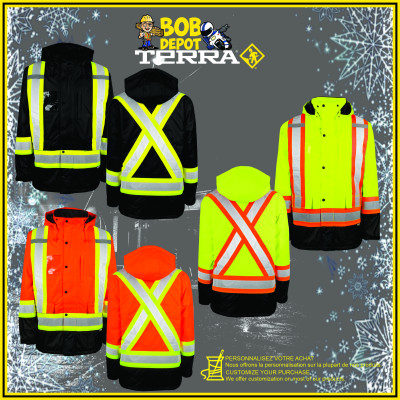 Manteau/Parka Doublée - Hi-Viz