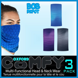 Cache-tête et Cou COMFY PRISMATIC - Paquet de 3