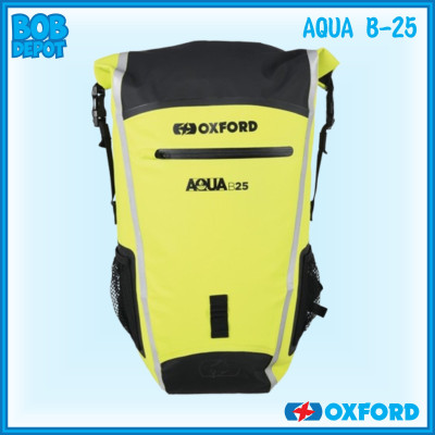 Sac à Dos AQUA B25 - 25 Litres - Noir/Hi-Viz