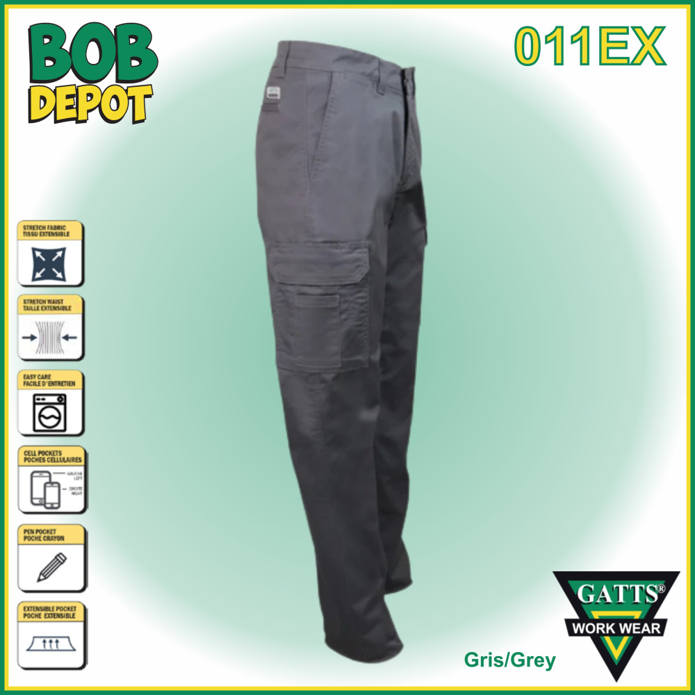 Pantalon de travail cargo extensible pour hommes, Dakota Workpro Series