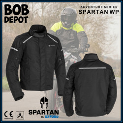 Manteau Moto SPARTAN WP Court - Noir