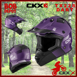 Casque Hors-Route TX228 DART - Mauve