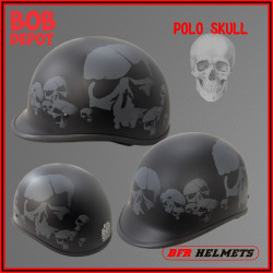 Demi-casque Moto POLO SKULL