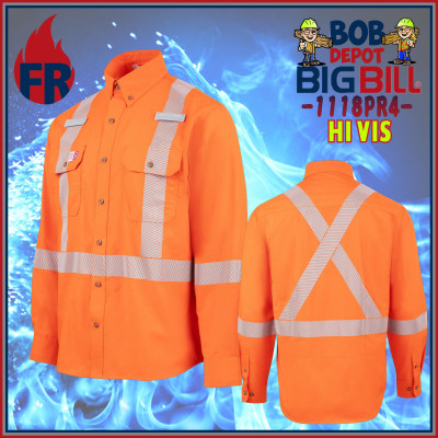 Chemise de Travail Ignifuge FR Ventilée Flashtrap FR PRO
