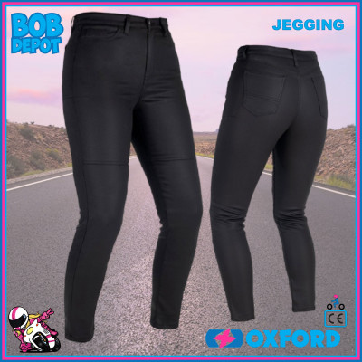 Pantalon de Moto JEGGING WS Original Approved Wax  - Noir