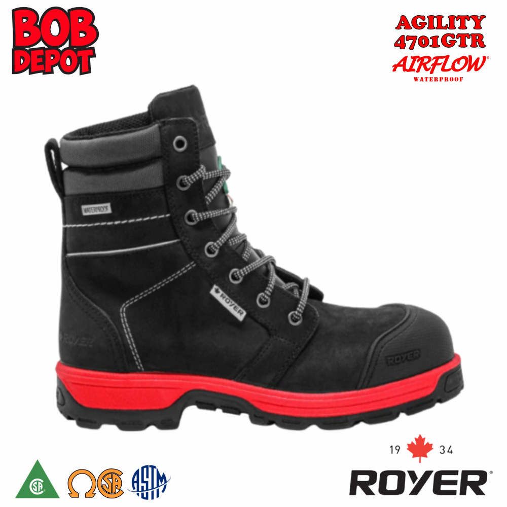 Bottes de Travail AGILITY FEMME Ultra l g res Noir Rouge