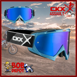 Lunettes/Goggles ASSAULT Junior - Miroir Bleu