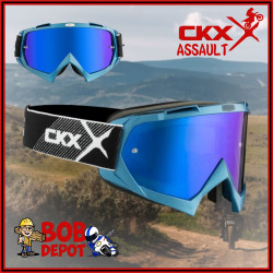 Lunettes/Goggles ASSAULT - Miroir Bleu