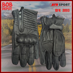 Gants pour Motard en Cuir avec Protection