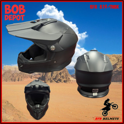 Casque Hors-Route - Noir Mat