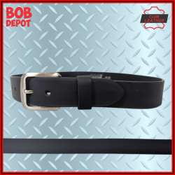 Ceinture en Cuir Classique - Noir