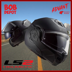 Casque de Moto Modulaire ADVANT - Noir Mat