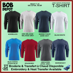 T-Shirts HEAVY L/S 100% Cotton - Manches Longue