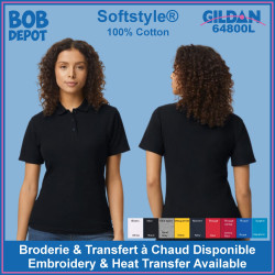 Polo en Piqué Softstyle® pour Femmes - Semi-ajusté