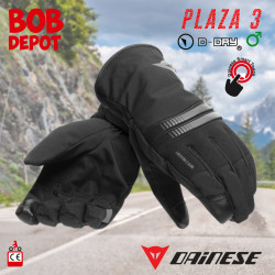 Gants de Moto PLAZA 3 D-DRY® - Noir/Anthracite