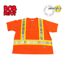 T-Shirts avec Poche - Orange/Hi-Viz