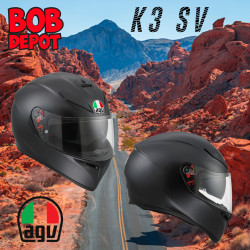 Casque de Moto Integral K3 SV - Noir Mat