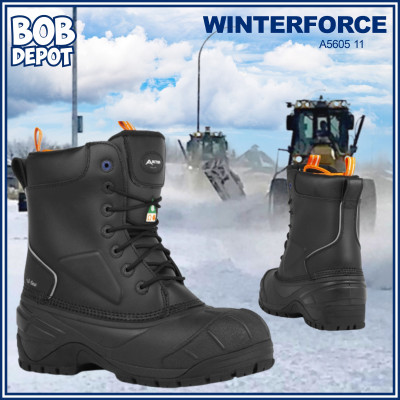 Bottes Travail Isolées WINTERFORCE CSA - Feutre Amovible