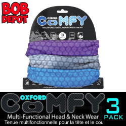 Cache-tête et Cou COMFY PRISMATIC - Paquet de 3