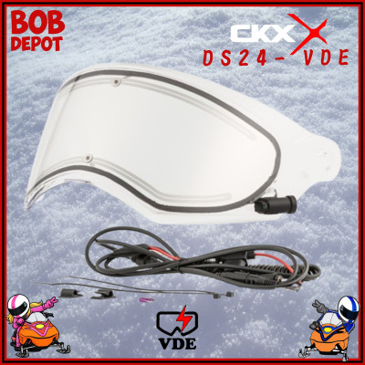 Visière Double Électrique Clair VDE pour Casque DS24