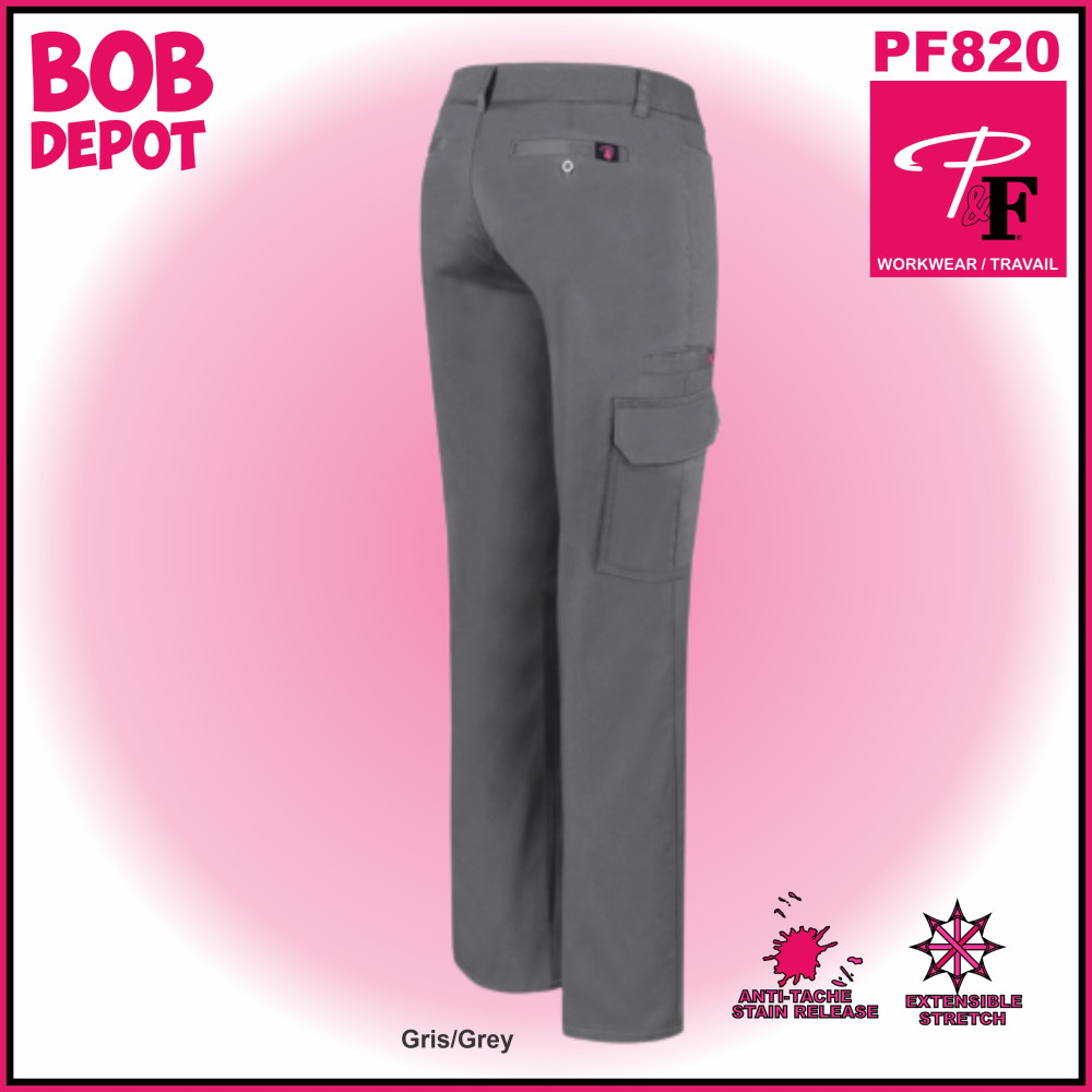 Pantalon de travail cargo extensible - PF820