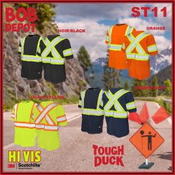 T-Shirts de Sécurité 100% Coton - Hi-Viz