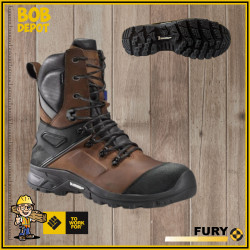 Bottes de Travail FURY - Brune