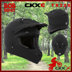 Casque Hors-Route TX228 Solid - Noir Mat