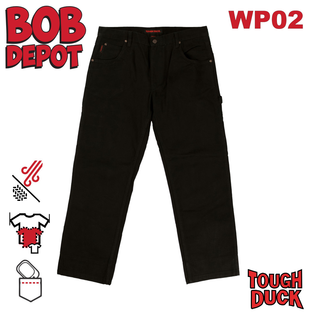 Work & Casual Wear-Tough Duck - WP03 - Double Front Work Pants