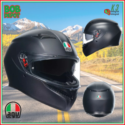 Casque de Moto Integral K3 - Noir Mat