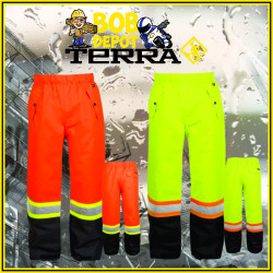 Pantalon de Pluie Oxford 300 - Hi-Viz