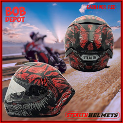 Casque de Moto Intégral CARNIVOR RED