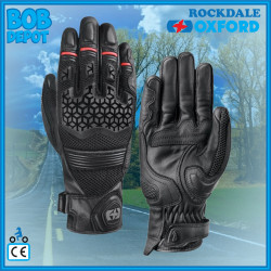 Gants de Moto ROCKDALE - Noir